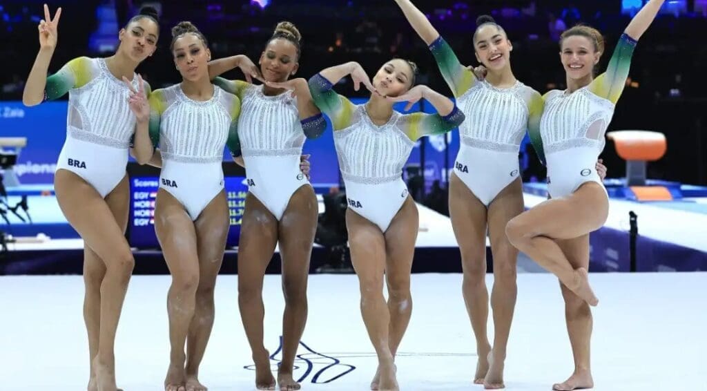 Equipe de ginástica artística se prepara para conquistar o pódio Paris 2024