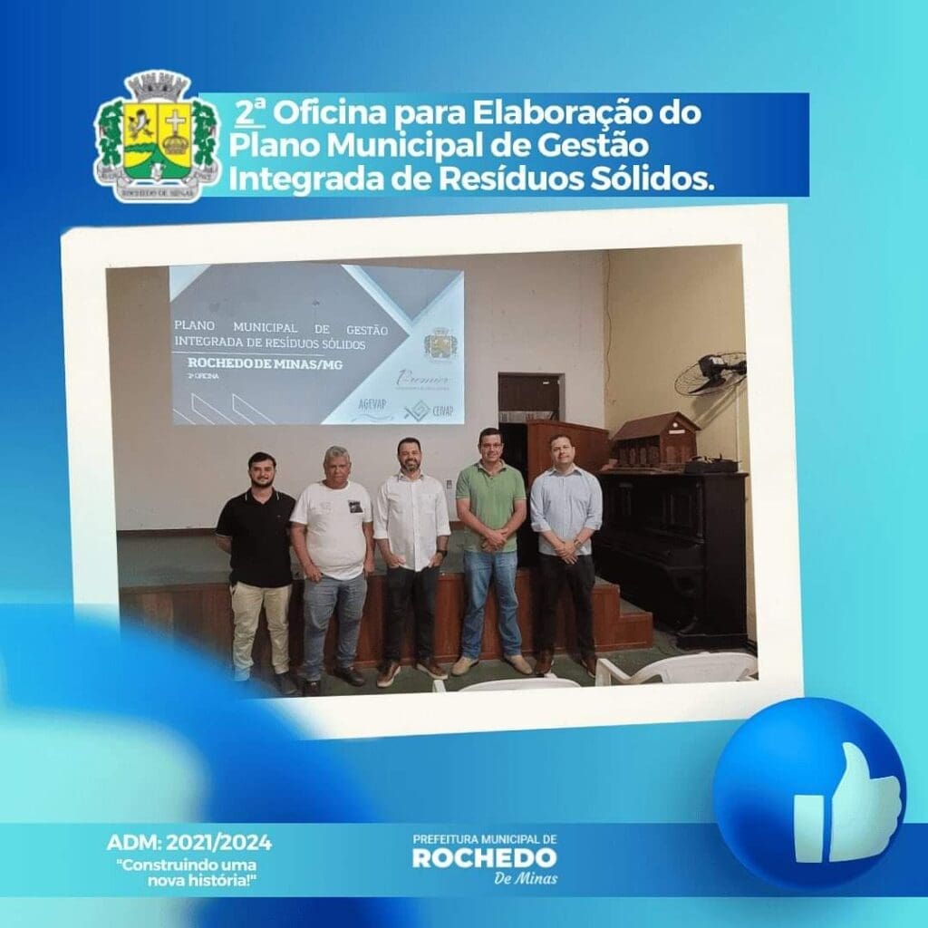 Rochedo de Minas avança na elaboração do Plano Municipal de Gestão de Resíduos Sólidos