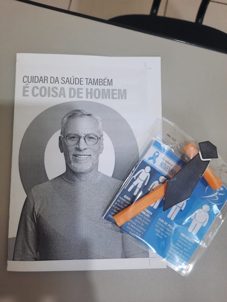 Equipe do PSF de Pouso Alto realiza palestra sobre Novembro Azul na Escola Felizarda Russano e na empresa Lactalis