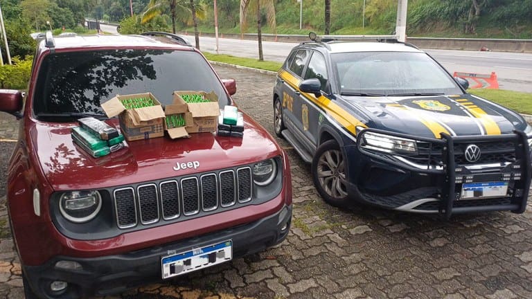 Polícia Rodoviária Federal apreende carregamento de maconha e lança-perfume em Barra Mansa/RJ