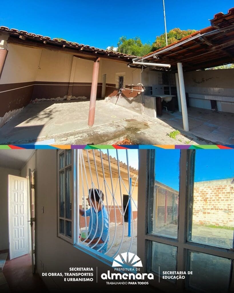 Escola de Tempo Integral em Almenara passa por reformas