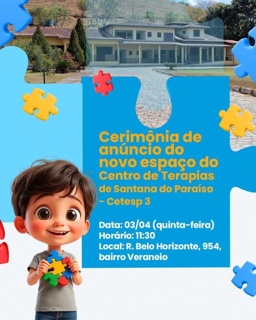 Santana do Paraíso inaugura novo espaço do Centro de Terapias