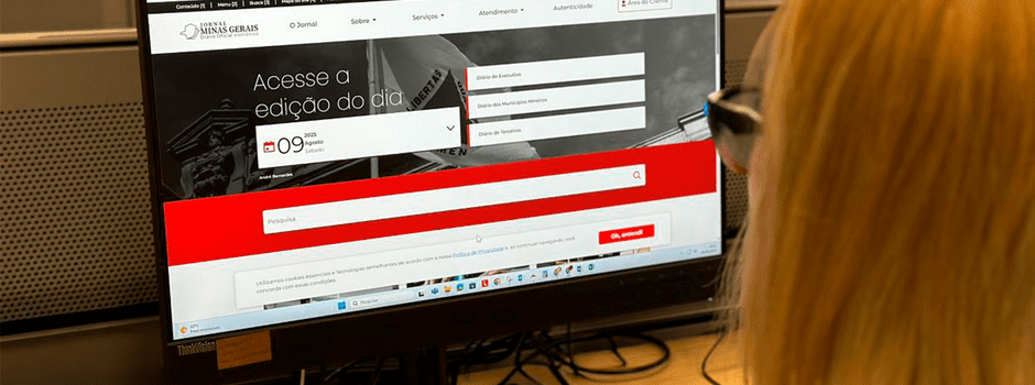Diário Oficial de cara nova: Governo de Minas lança portal mais moderno e totalmente digital