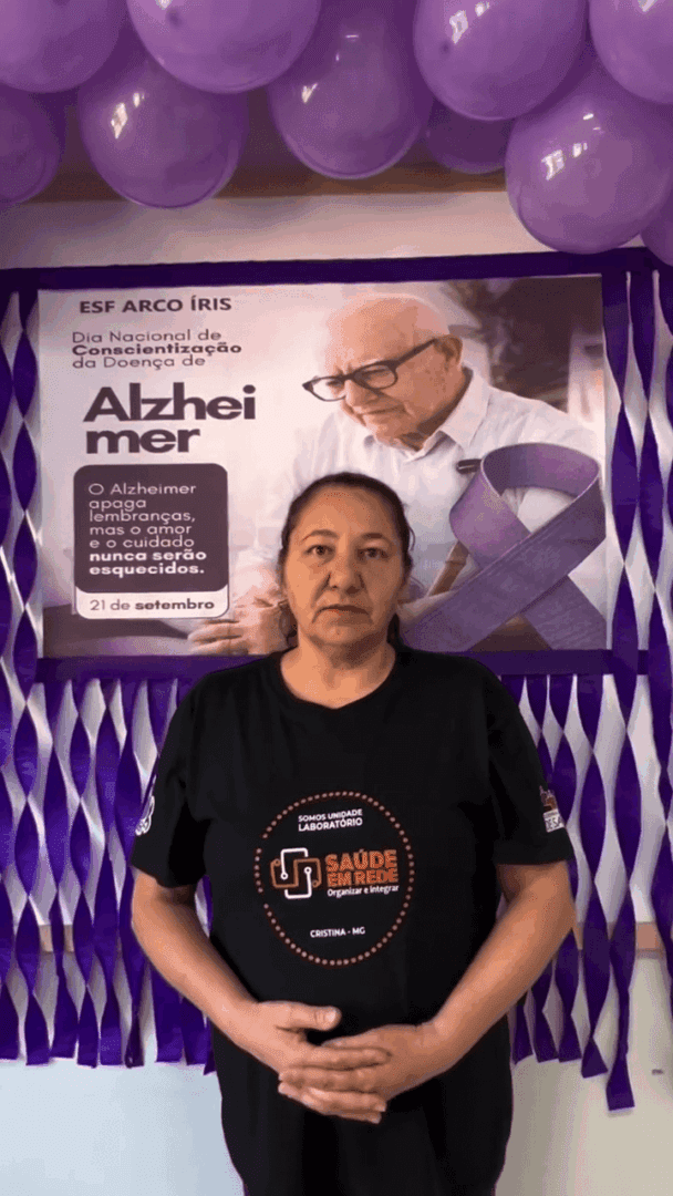 Prefeitura de Cristina promove campanha de conscientização no Dia Mundial do Alzheimer