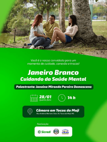 Janeiro Branco promove cuidado com a saúde mental da melhor idade em Tocos do Moji
