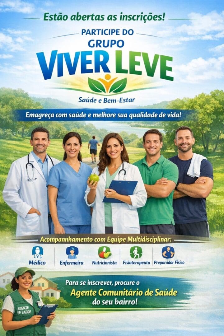 São José do Alegre abre inscrições para o Grupo Viver Leve