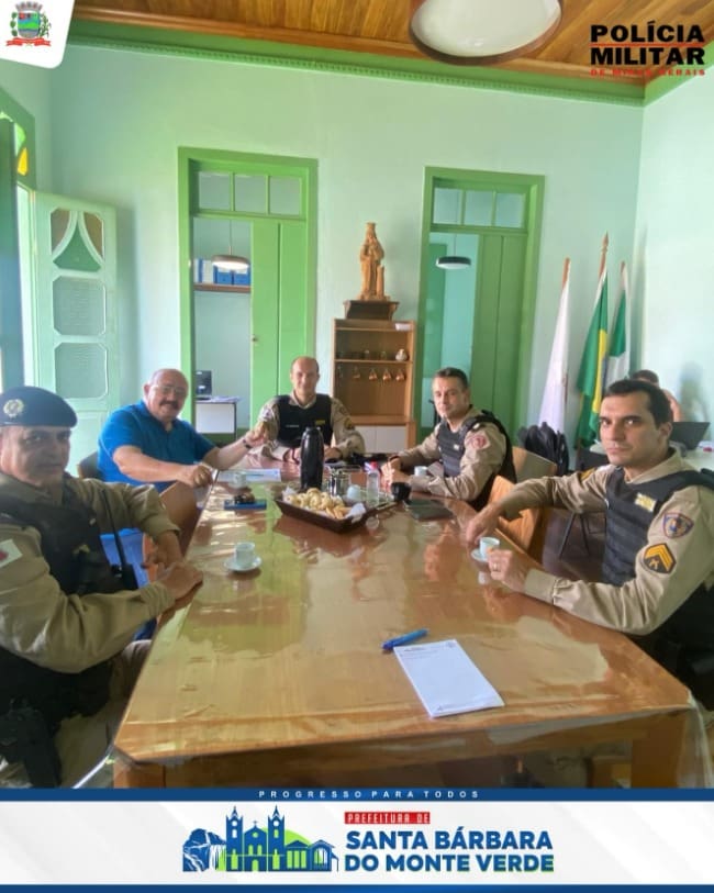 Prefeitura de Santa Bárbara do Monte Verde reforça compromisso com a segurança pública