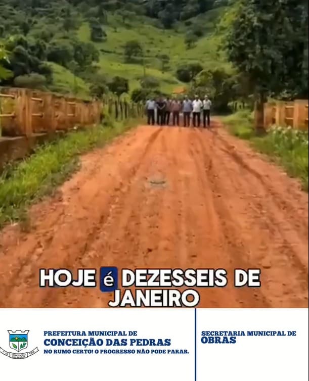 Conceição das Pedras avança com obras de calçamento no Morro da Usina