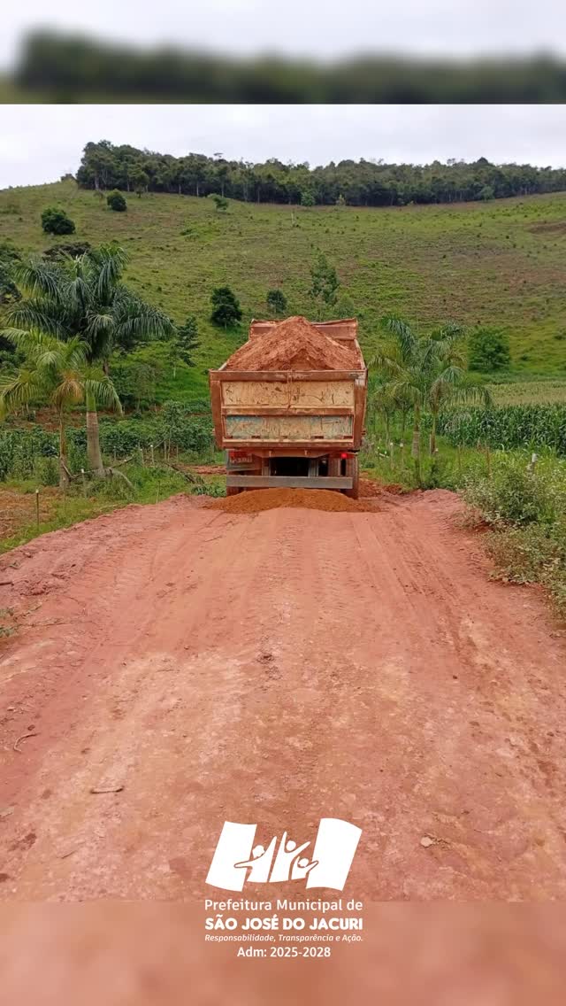 Administração de São José do Jacuri avança com ações de infraestrutura em comunidades rurais