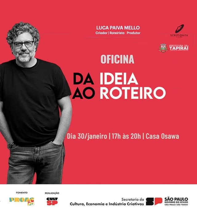 Tapiraí realiza oficina “Da Ideia ao Roteiro” para fomentar a escrita cinematográfica