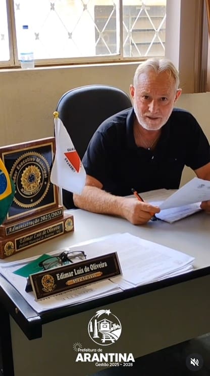Prefeitura de Arantina envia à Câmara projeto de reajuste salarial e atualização do auxílio-alimentação dos servidores