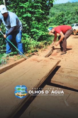 Olhos d’Água realiza manutenção preventiva na ponte do Rio Tabatinga
