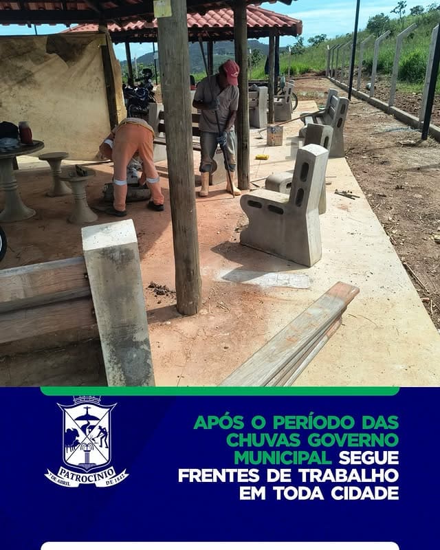 Patrocínio mantém frentes de trabalho após período de chuvas intensas