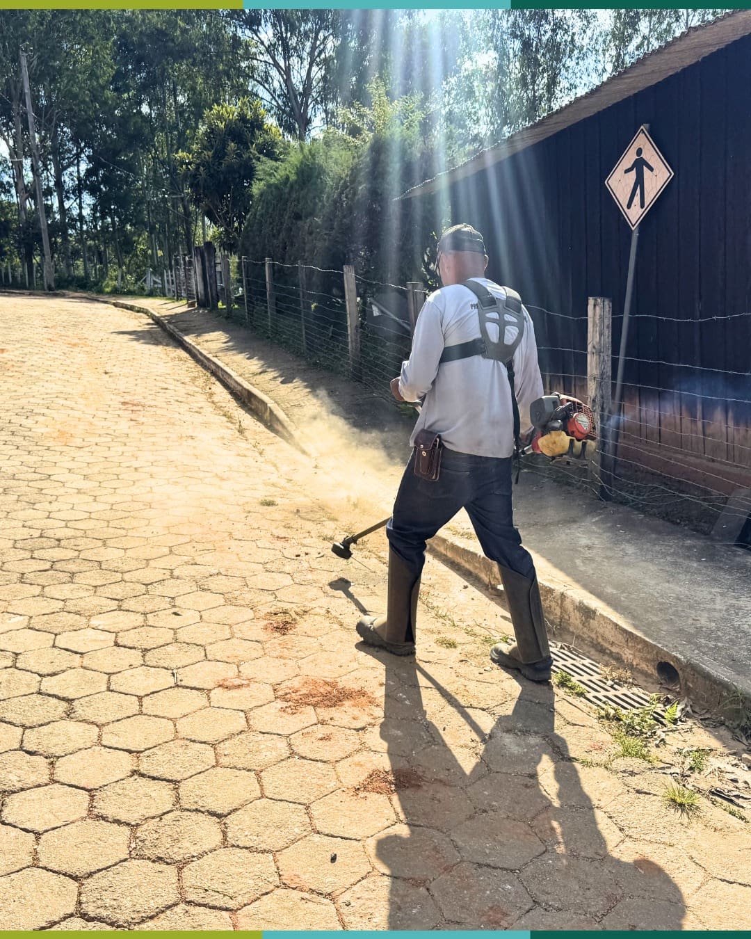 Prefeitura de Wenceslau Braz realiza manutenção e limpeza no Distrito Roseta