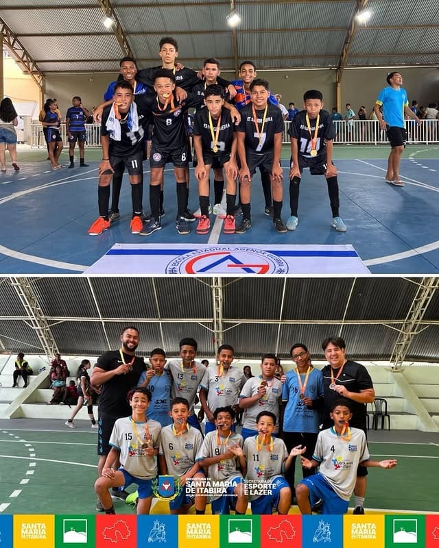 Atletas de Santa Maria de Itabira representam o município na etapa microrregional dos Jogos Escolares de Minas Gerais