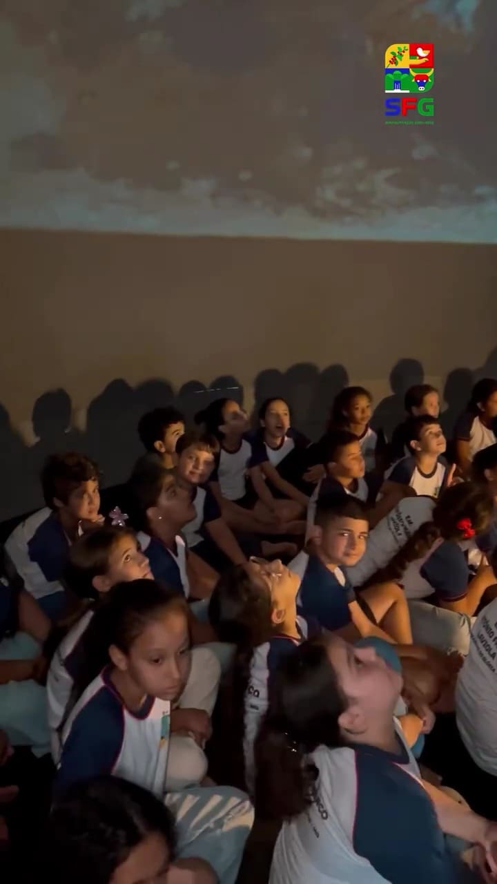 Planetário itinerante Urânia leva ciência, educação e encantamento a crianças e jovens de São Francisco do Glória