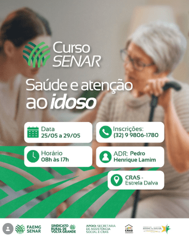 Estrela Dalva abre inscrições para curso de Saúde e Atenção ao Idoso