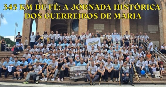 Romeiros de Resende Costa concluem peregrinação histórica de 345 quilômetros até Aparecida